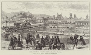 セントラルトラムウェイ駅からのサンティアゴ市 作： Melton Prior